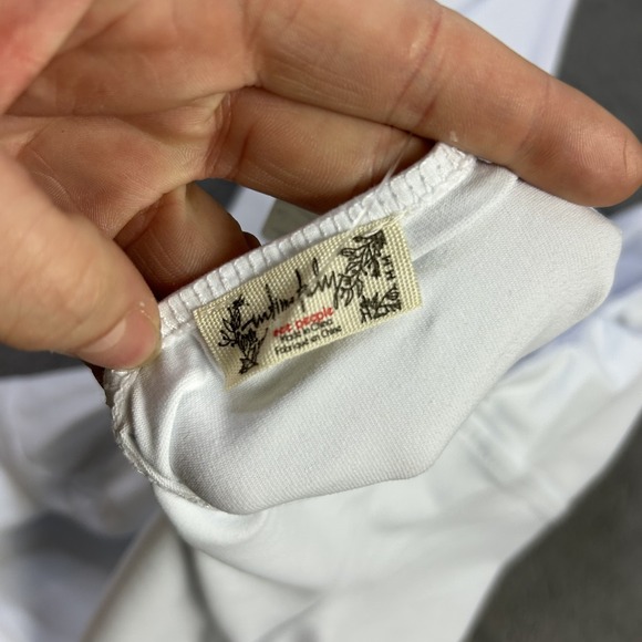 Free People Tank Top Womens Medium Halter  Athletic Stretch Preppy NEW - Picture 7 of 9